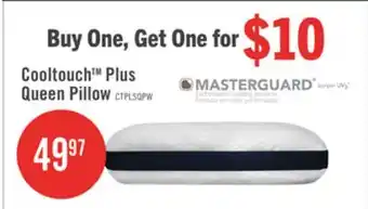 The Brick Masterguard Cooltouch Plus Queen Pillow offer