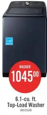 The Brick Samsung 6.1 Cu. Ft. Top-Load Washer - Navy - WA53CG7155ADA4 offer