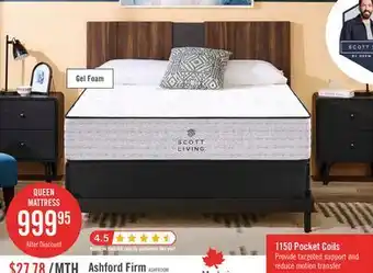 The Brick Scott Living Ashford TT Queen Mattress offer