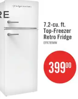 The Brick Frigidaire 7.2 Cu. Ft. Retro Top-Freezer Refrigerator - White - EFR789-WHITE offer