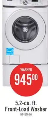 The Brick 5.2-cu. ft. Front-Load Washer offer