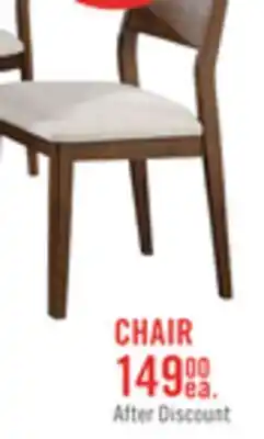 The Brick Vale Dining Chair with Polyester Fabric, Wood, Ladder-back - Brown & Beige offer