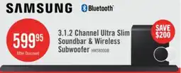 The Brick SAMSUNG S800 3.1.2 Channel Soundbar with Wireless Subwoofer (HW-S800D/ZC) offer