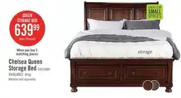 The Brick Chelsea Platform Storage Bed with Headboard & Frame, Cherry Brown - Queen Size offer