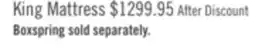 The Brick Scott Living Ashford Tight Top King Mattress offer