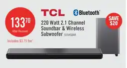 The Brick TCL Q65H 5.1 Channel Soundbar with Wireless Subwoofer offer