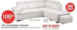 The Brick 3-Pc. Coast Sleeper Sectional offer