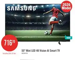 The Brick SAMSUNG 55 M70H Mini-LED 4K Smart Tizen TV (UN55M70HAFXZC) – 2026 Model offer