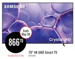 The Brick 70 4K UHD Smart TV offer