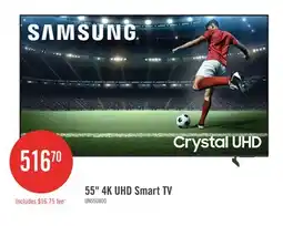 The Brick SAMSUNG 55 U8000H Crystal UHD 4K Smart Tizen TV (UN55U8000HFXZC) – 2026 Model offer