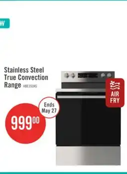 The Brick Stainless Steel True Convection Range offer