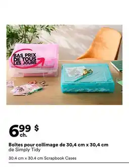 Michaels Boîtes pour collimage de 30,4 cm x 30,4 cm de Simply Tidy offer