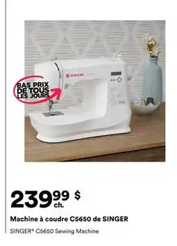 Michaels Machine à coudre C5650 de SINGER offer