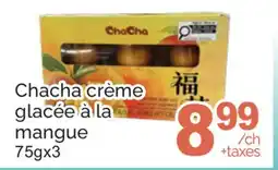 T&T Supermarket CHACHA CRÈME GLACÉE À LA MANGUE, 75GX3 offer
