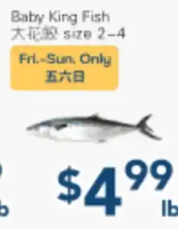 Oceans Fresh Food Market Baby King Fish offer