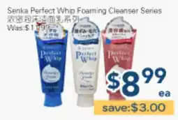 Oceans Fresh Food Market Senka Perfect Whip Foaming Cleanser Series offer