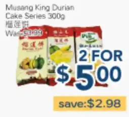 Oceans Fresh Food Market Musang King Durian Cake Series offer