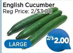 Blue Sky Supermarket English Cucumber offer