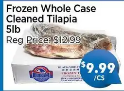 Blue Sky Supermarket Frozen Whole Case Cleaned Tilapia offer