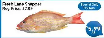 Blue Sky Supermarket Fresh Lane Snapper offer
