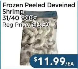 Blue Sky Supermarket Frozen Peeled Deveined Shrimp 31/40 offer