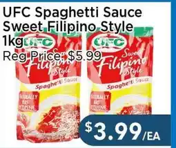 Blue Sky Supermarket UFC Spaghetti Sauce Sweet Filipino Style offer