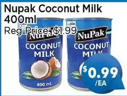 Blue Sky Supermarket Nupak Coconut Milk offer