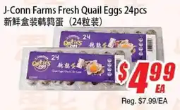 WinCo Food Mart J-Conn Farms Fresh Quail Eggs offer
