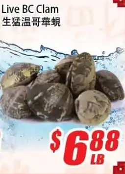 WinCo Food Mart Live BC Clam offer