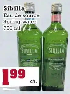 Frutta Si Sibilla spring water offer