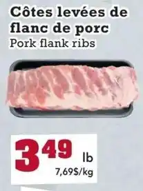 Frutta Si Pork flank ribs offer