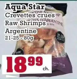 Frutta Si Aqua Star Raw Shrimp Argentine offer