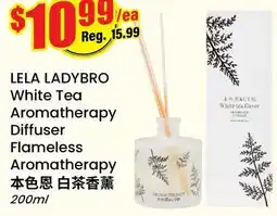 Terra Foodmart LELA LADYBRO White Tea Aromatherapy Diffuser offer