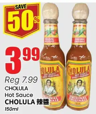 Terra Foodmart CHOLULA Hot Sauce offer