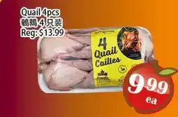 Food Depot Supermarket Quail 4pcs offer