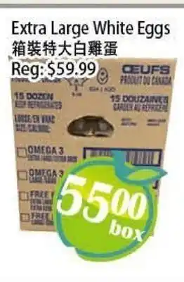 Food Depot Supermarket Extra Large White Eggs offer