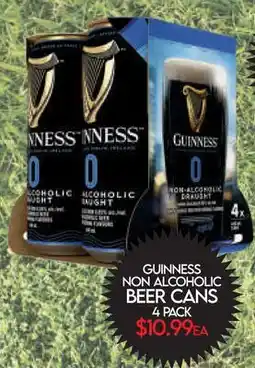 Fiesta Farms GUINNESS NON ALCOHOLIC BEER CANS offer