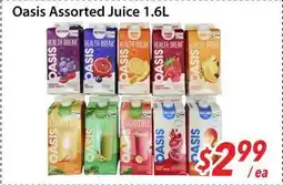 Bestco Food Mart Oasis Assorted Juice offer