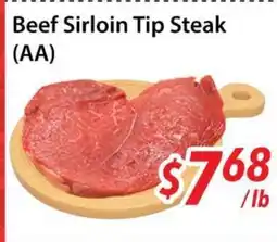 Bestco Food Mart Beef Sirloin Tip Steak (AA) offer