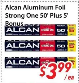 Bestco Food Mart Alcan Aluminum Foil Strong One 50' Plus 5' offer