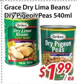 Bestco Food Mart Grace Dry Lima Beans/Dry Pigeon Peas offer