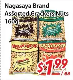 Bestco Food Mart Nagasaya Brand Assorted Crackers Nuts offer