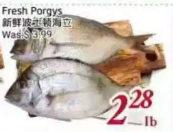 Tone Tai Supermarket Fresh Porgys offer