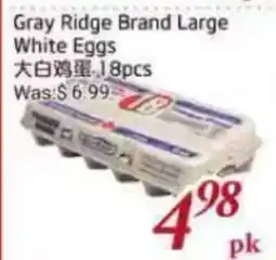 Tone Tai Supermarket Gray Ridge Brand Large White Eggs offer