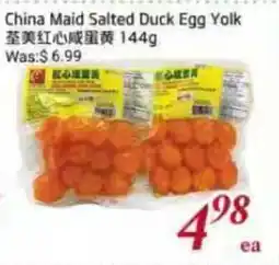 Tone Tai Supermarket China Maid Salted Duck Egg Yolk offer