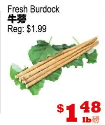 Yuan Ming Supermarket Fresh Burdock offer