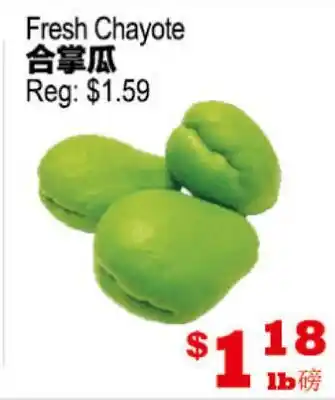 Yuan Ming Supermarket Fresh Chayote offer