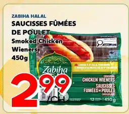Marche Salaberry ZABIHA HALAL SAUCISSES FUMEES DE POULET offer