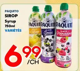 Marche Salaberry PAQUITO SIROP offer