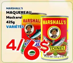 Marche Salaberry MARSHALL'S MAQUEREAU offer